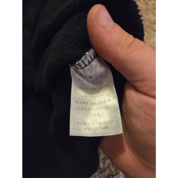 Frank&Eileen Patrick Popover Henley triple fleece in Black sz XL - Picture 4 of 6